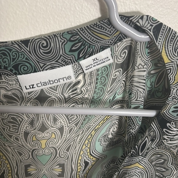 Liz Claiborne sheer Blouse - Picture 2 of 5